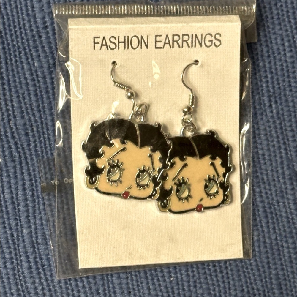 New Betty boop earrings